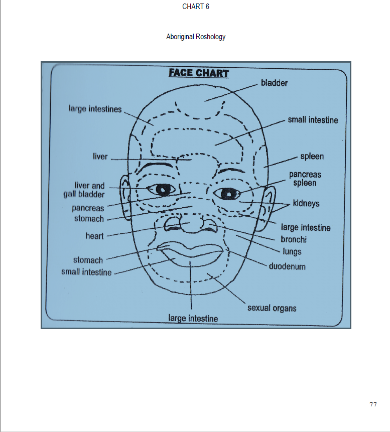 Original roshology face chart